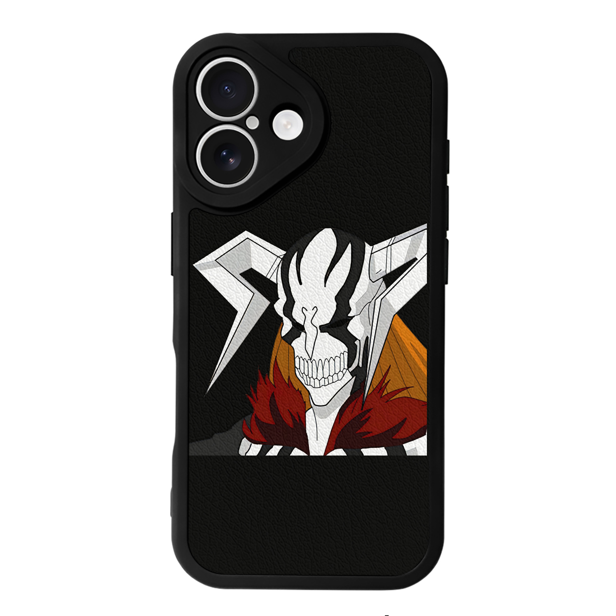 ブリーチ 黒崎一護（くろさき いちご）BLEACH Kurosaki Ichigo 【iPhone 16シリーズ対応】シリコンスマホケース（レザー調） 材質：シリコン